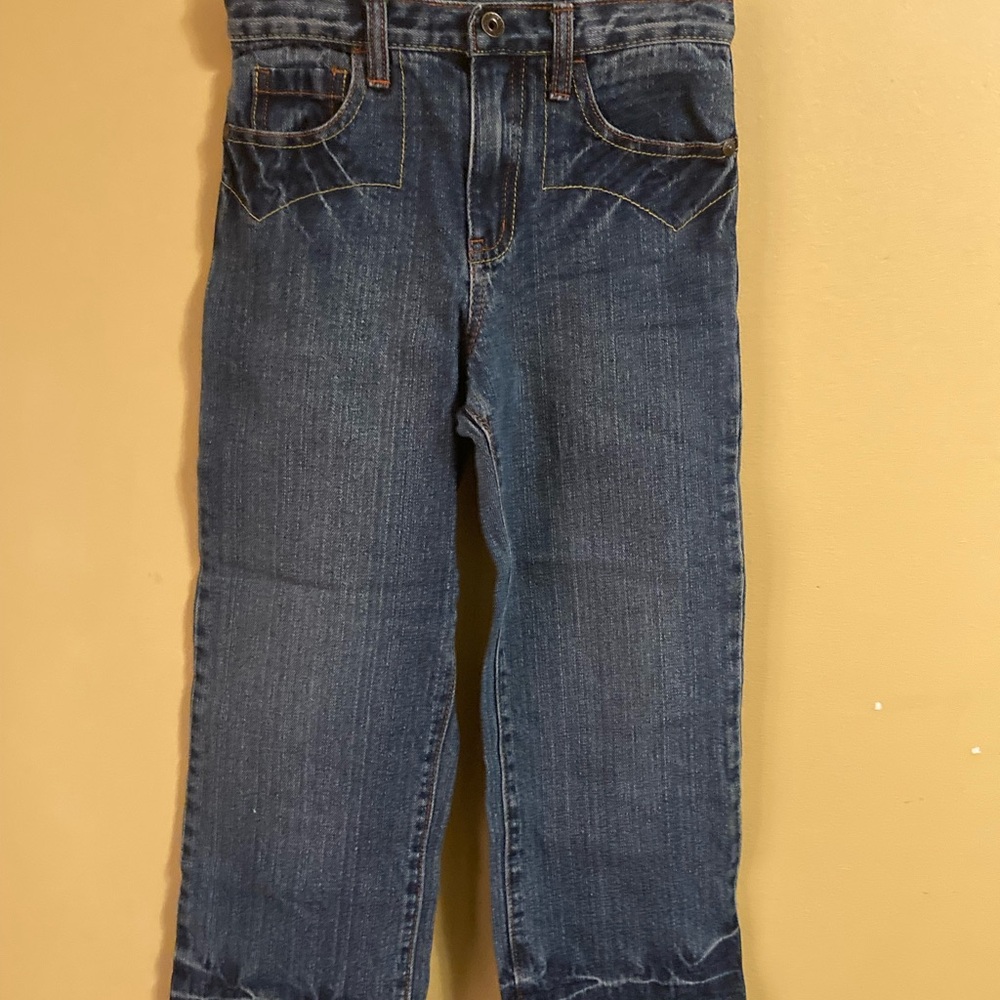 London Blue Boys Regular Straight Cut Blue Denim Jeans